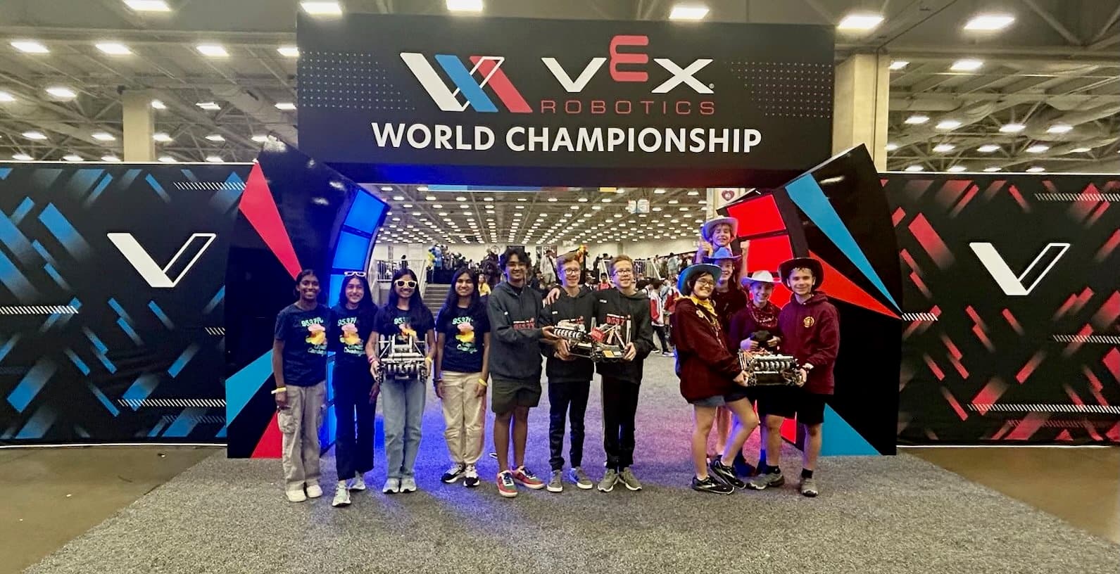 Placer Robotics VEX teams at the VEX Robotics World Championship